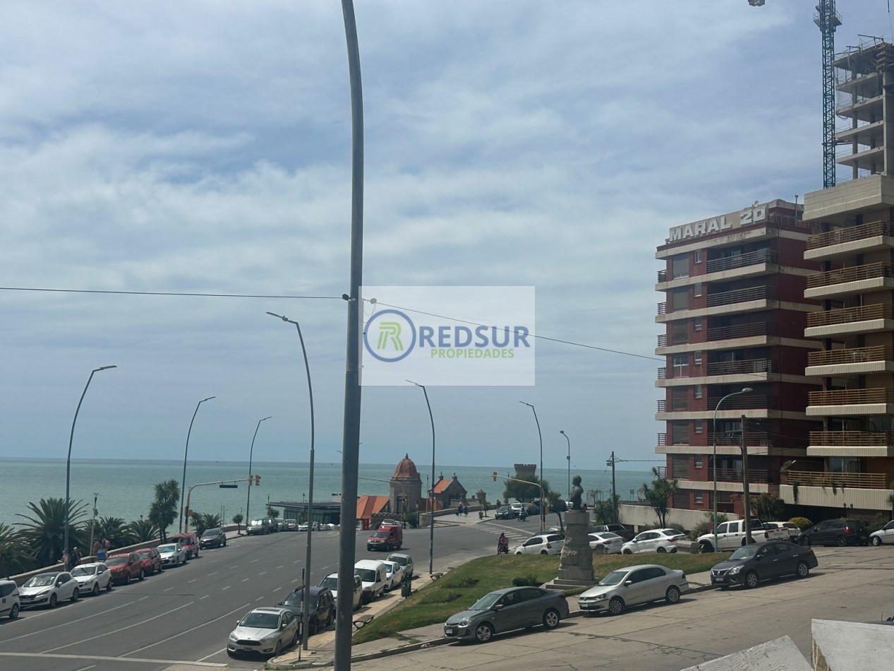 3 amb a la calle con cochera fija y vista al mar 